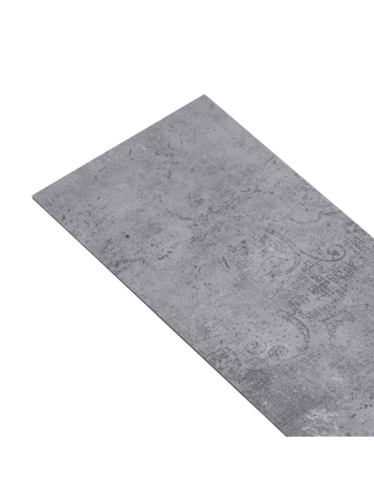 Podlahová krytina PVC 4,46 m² 3 mm samolepicí cementově šedá