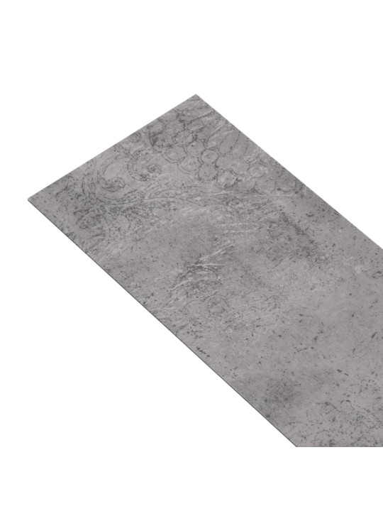 Podlahová krytina pvc 4,46 m² 3 mm samolepicí cementově hnědá