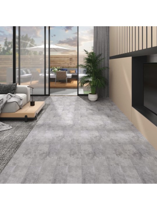 Podlahová krytina pvc 4,46 m² 3 mm samolepicí cementově hnědá