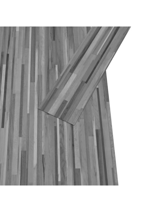 Podlahová krytina PVC 4,46 m² 3 mm samolepicí pruhovaná šedá