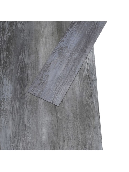 Podlahová krytina PVC 4,46 m² 3 mm samolepicí lesklá šedá
