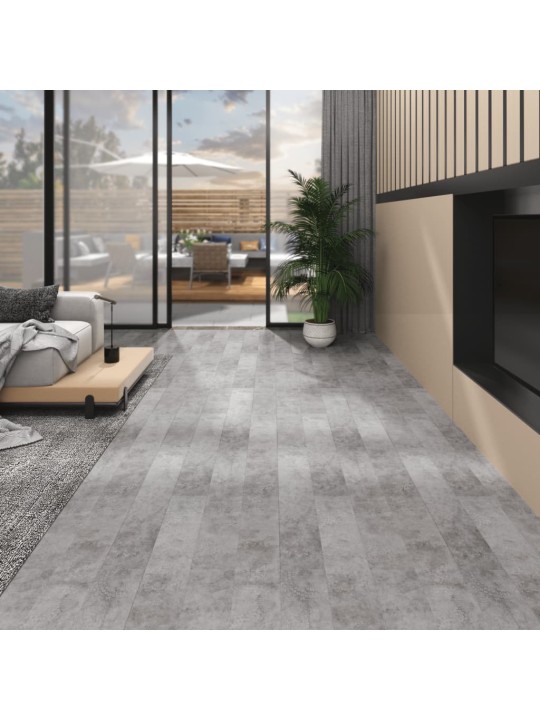 Podlahová krytina PVC 5,02 m² 2 mm samolepicí betonově šedá