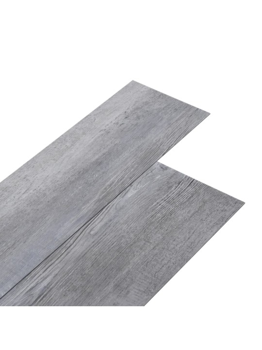 Podlahová krytina PVC 5,02 m² 2 mm samolepicí matné šedé dřevo
