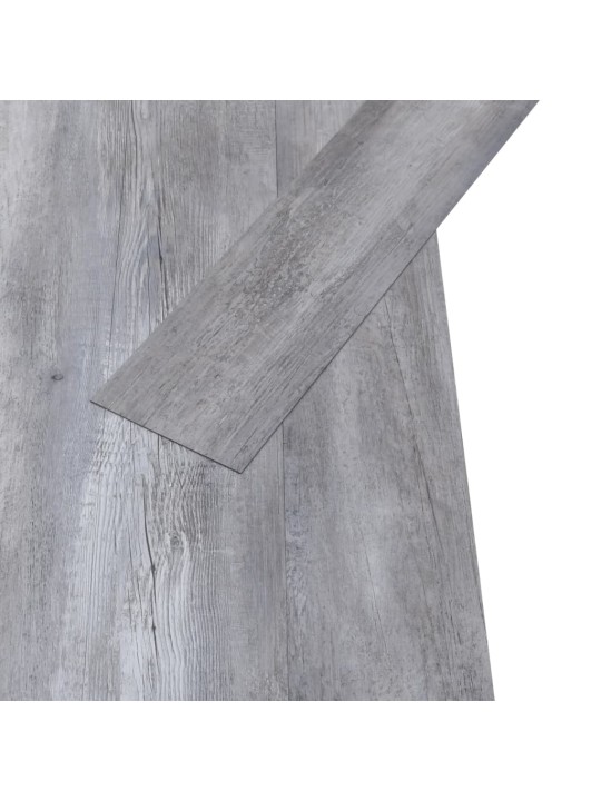 Podlahová krytina PVC 5,02 m² 2 mm samolepicí matné šedé dřevo