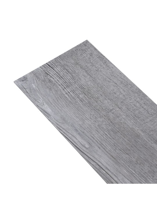 Podlahová krytina PVC 5,02 m² 2 mm samolepicí matné šedé dřevo