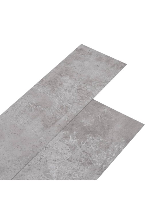 Nesamolepicí PVC podlahová prkna 5,26 m² 2 mm zemitě šedá