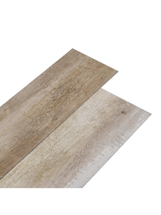 Nesamolepicí PVC podlahová prkna 5,26 m² 2 mm bělené dřevo