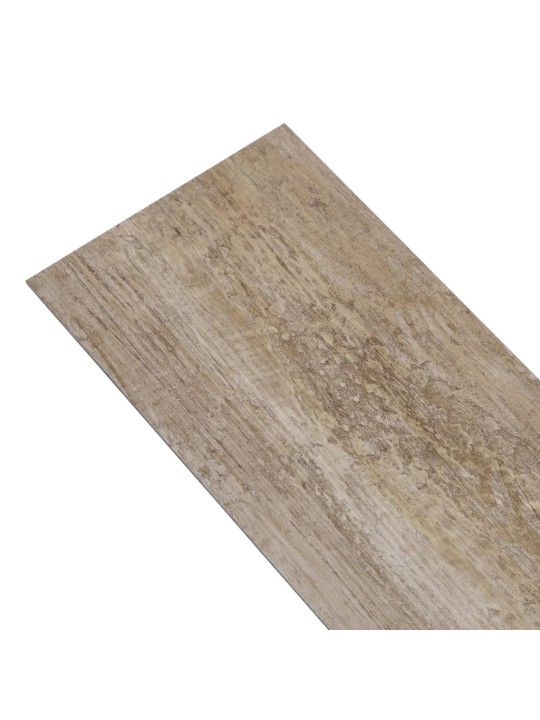 Nesamolepicí PVC podlahová prkna 5,26 m² 2 mm bělené dřevo