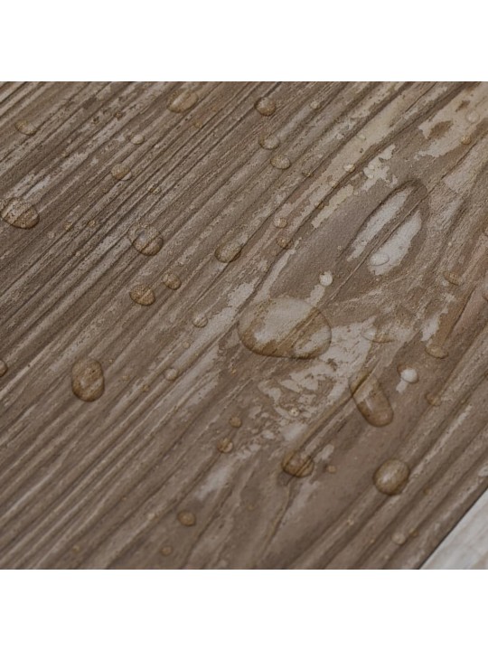 Nesamolepicí PVC podlahová prkna 5,26 m² 2 mm bělené dřevo