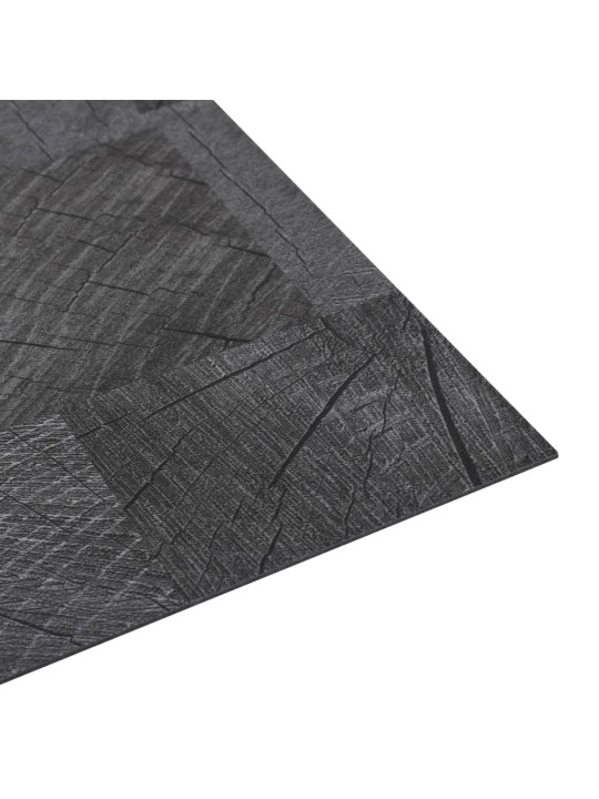 Podlahová krytina PVC samolepicí 5,11 m² kresba dřeva šedá