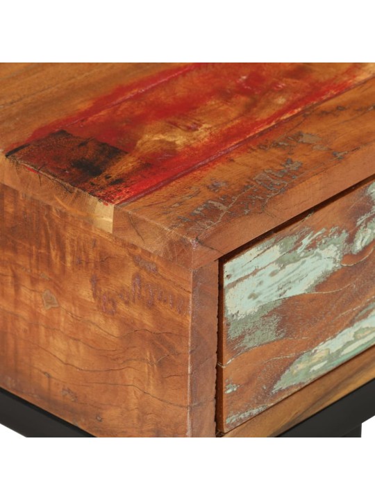 Odkládací stolek tvar U 45x30x61 cm masivní recyklované dřevo