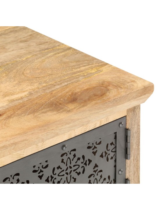 Konferenční stolek s dvířky 90 x 50 x 35 cm masivní mangovník