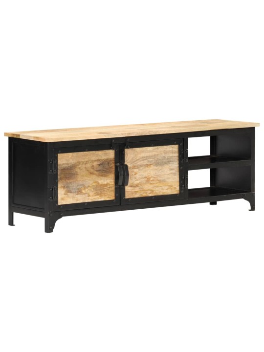 TV stolek 120 x 30 x 40 cm masivní mangovníkové dřevo