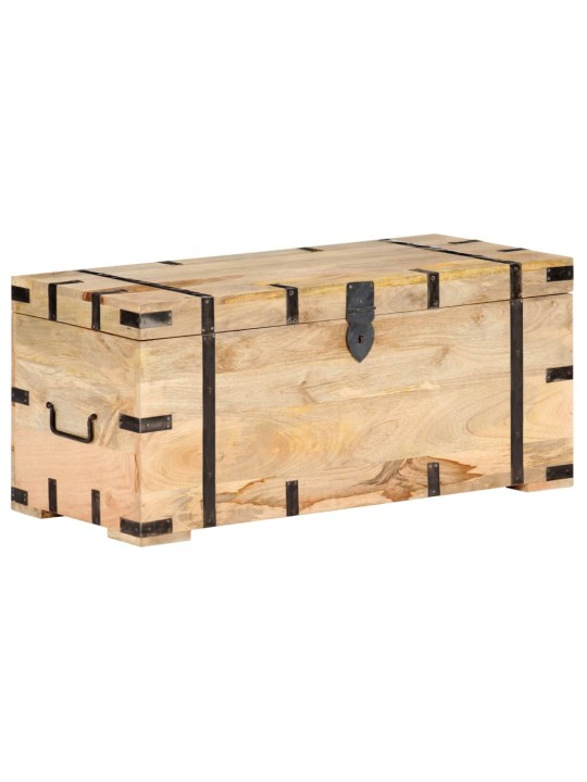 Truhla 90 x 40 x 40 cm masivní mangovníkové dřevo
