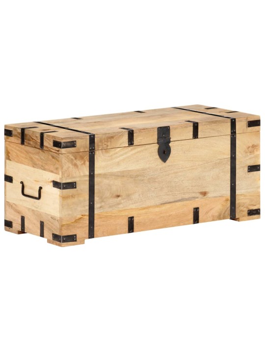 Truhla 90 x 40 x 40 cm masivní mangovníkové dřevo