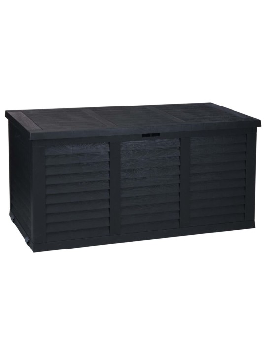 ProGarden Zahradní úložný box s kolečky 300 l tmavě šedý