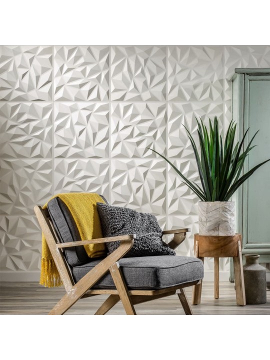 WallArt 3D nástěnné panely Puck 12 ks GA-WA27