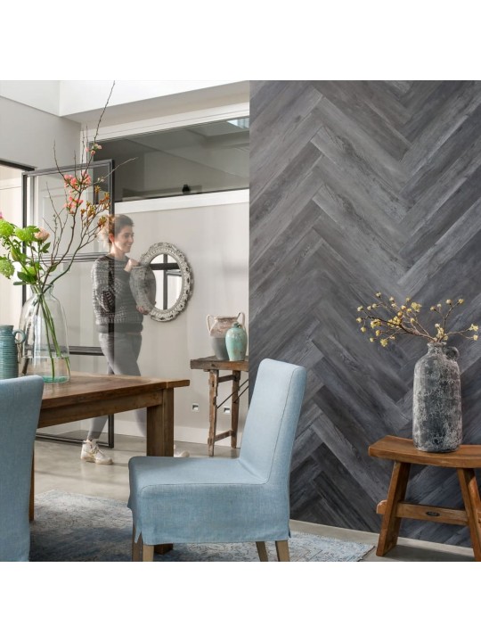 WallArt Nástěnné panely vzhled dřeva dub barnwood popelavě šedé