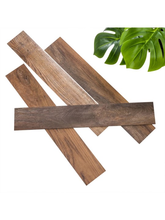 WallArt Nástěnné panely vzhled dřeva dub barnwood okrově hnědé