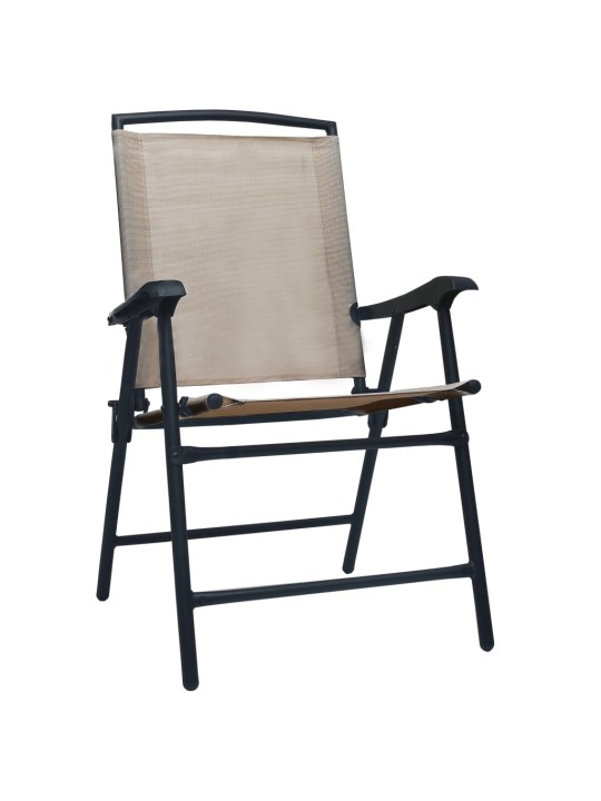 3dílný bistro set taupe ocel