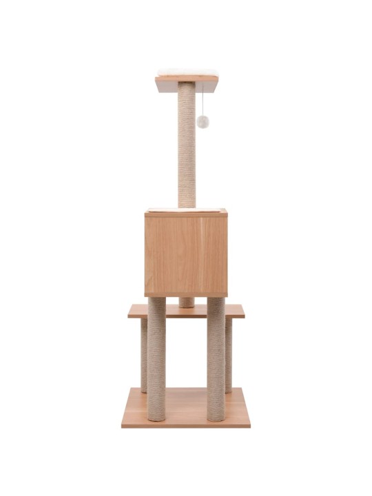 Škrabadlo pro kočky se sisalovým koberečkem 129 cm