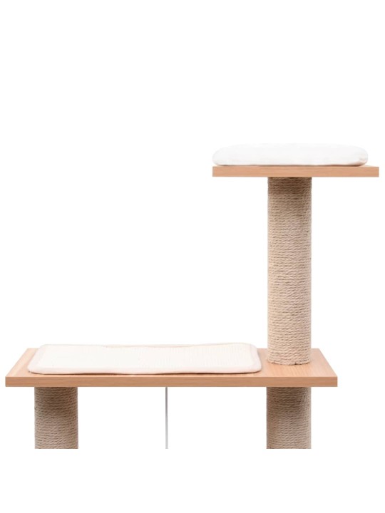 Škrabadlo pro kočky se sisalovým koberečkem 123 cm