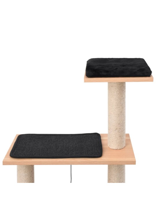 Škrabadlo pro kočky se sisalovým koberečkem 123 cm