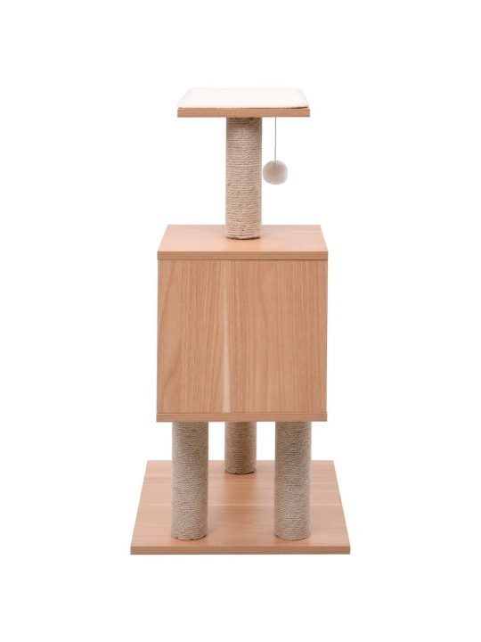 Škrabadlo pro kočky se sisalovým koberečkem 82 cm