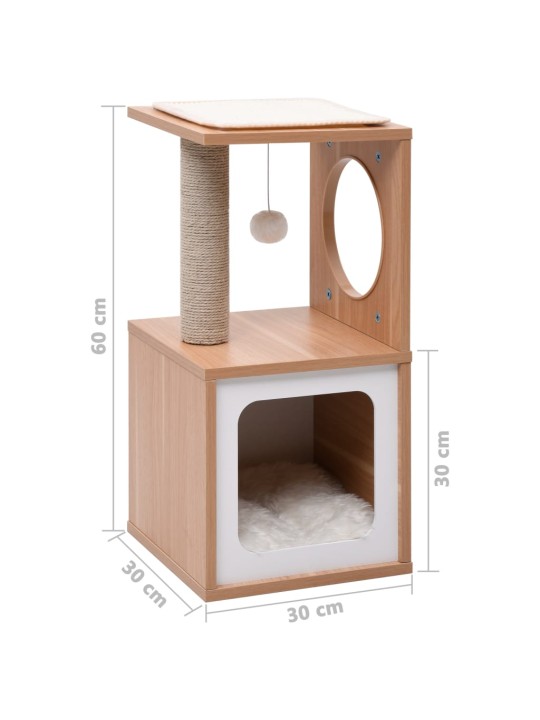 Škrabadlo pro kočky se sisalovým koberečkem 60 cm