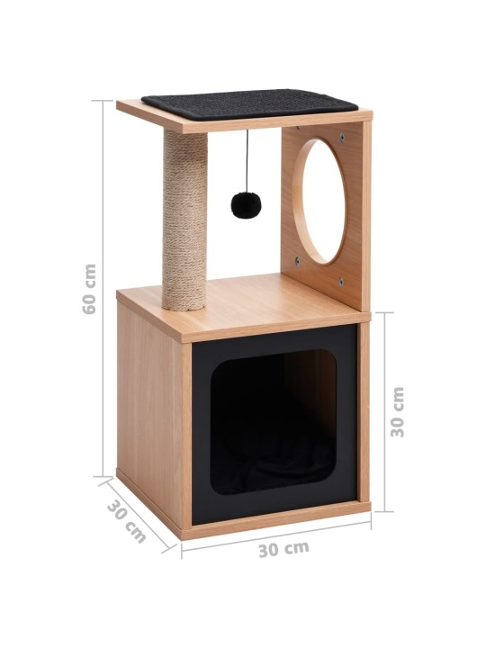 Škrabadlo pro kočky se sisalovým koberečkem 60 cm