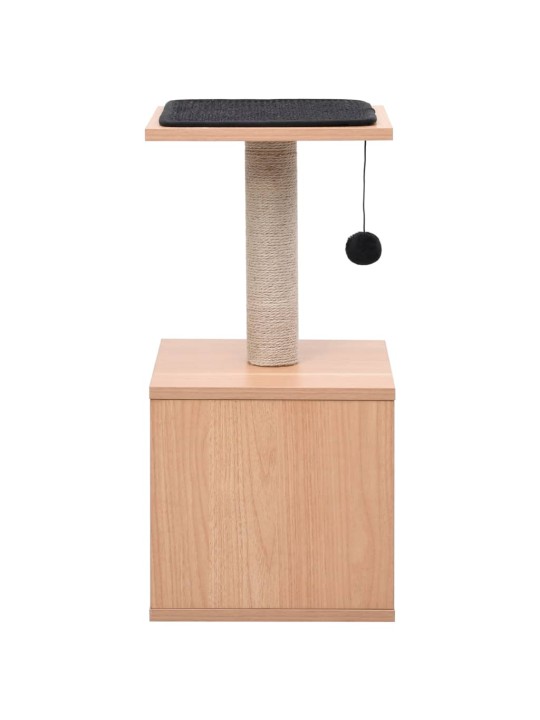 Škrabadlo pro kočky se sisalovým koberečkem 62 cm