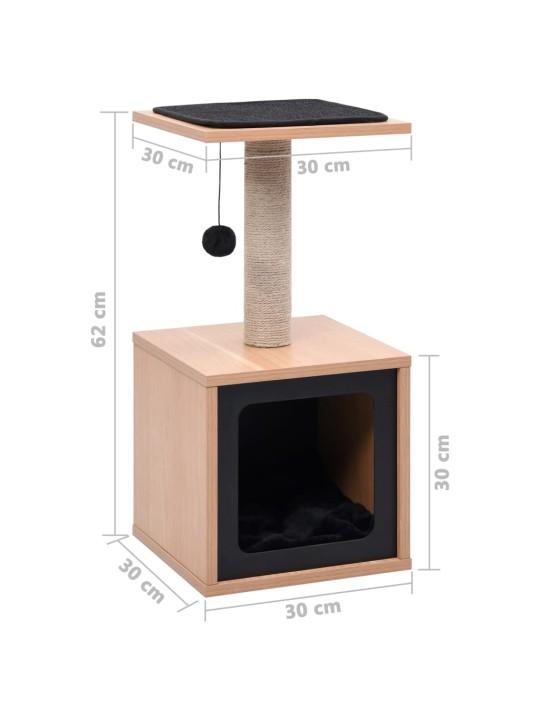 Škrabadlo pro kočky se sisalovým koberečkem 62 cm