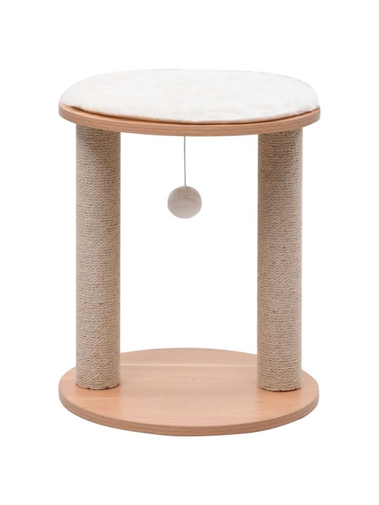Malé škrabadlo pro kočky se škrabacími sloupky 44 cm