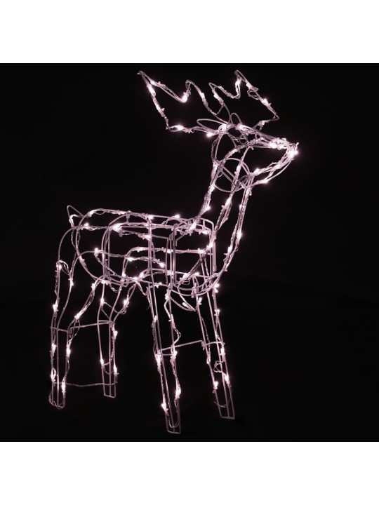 3dílná vánoční světelná dekorace sobi 229 LED diod