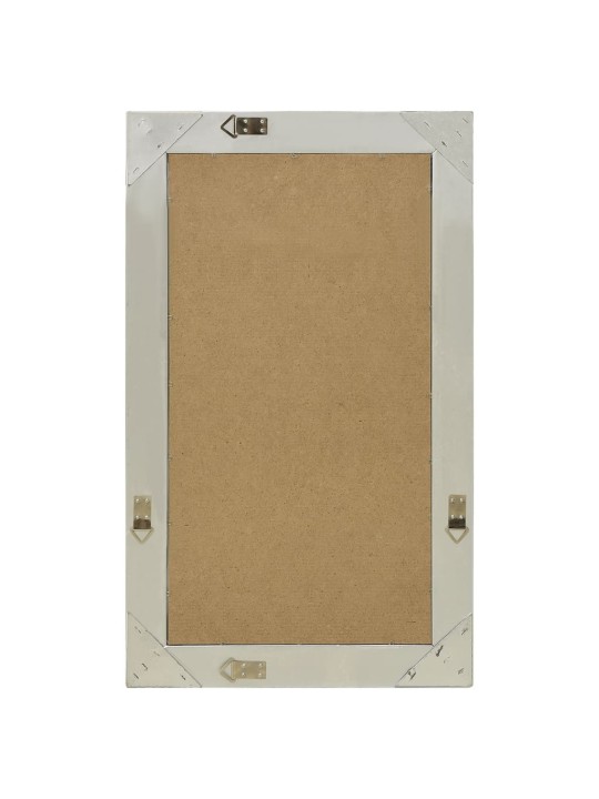 Nástěnné zrcadlo barokní styl 50 x 80 cm stříbrné