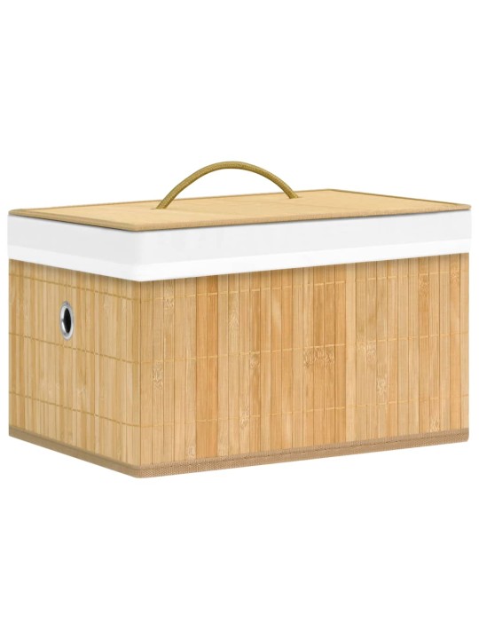 Bambusové úložné boxy 4 ks