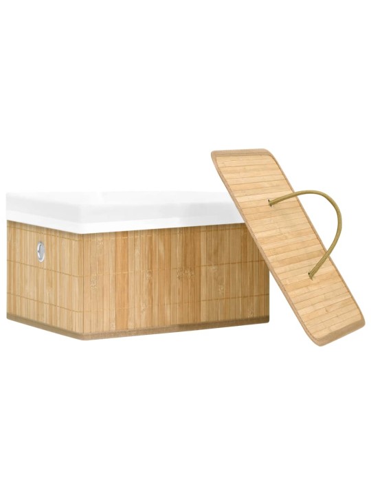 Bambusové úložné boxy 4 ks