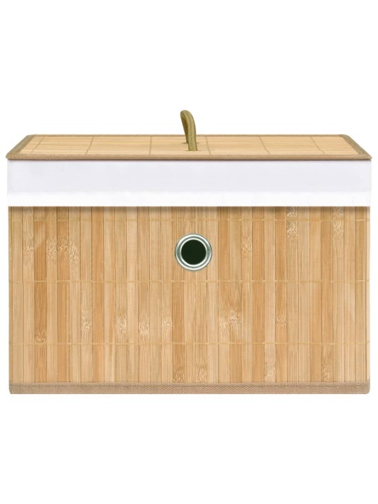 Bambusové úložné boxy 4 ks
