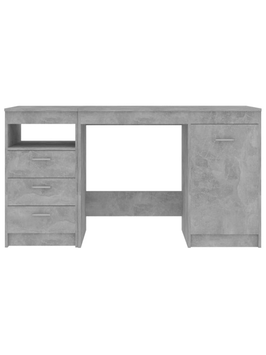 Psací stůl betonově šedý 140 x 50 x 76 cm kompozitní dřevo
