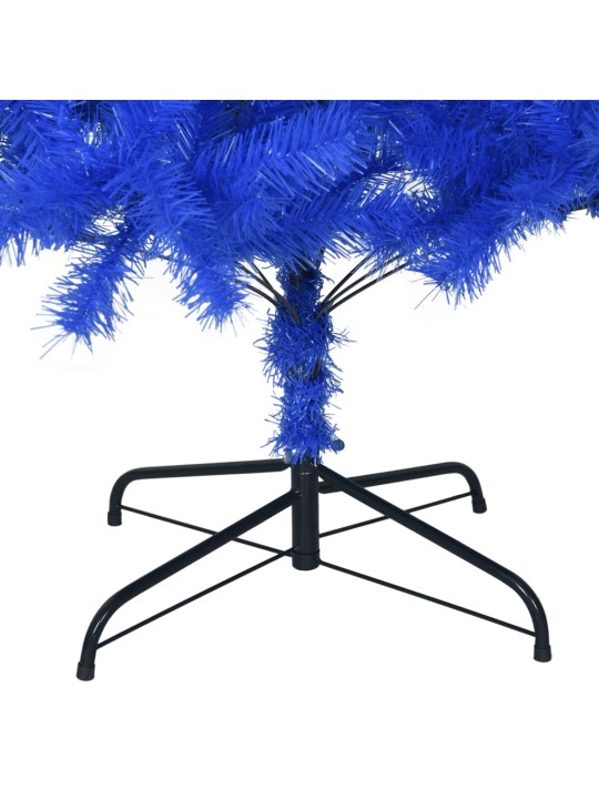 Umělý vánoční stromek se stojanem modrý 180 cm PVC