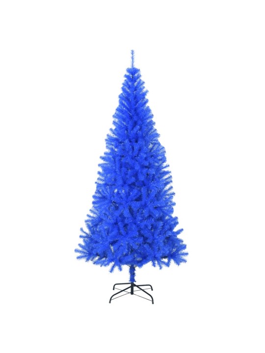 Umělý vánoční stromek se stojanem modrý 210 cm PVC