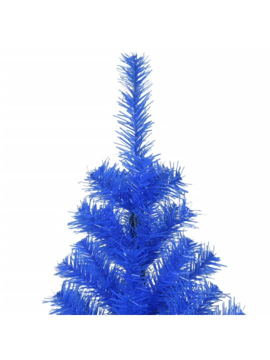 Umělý vánoční stromek se stojanem modrý 210 cm PVC