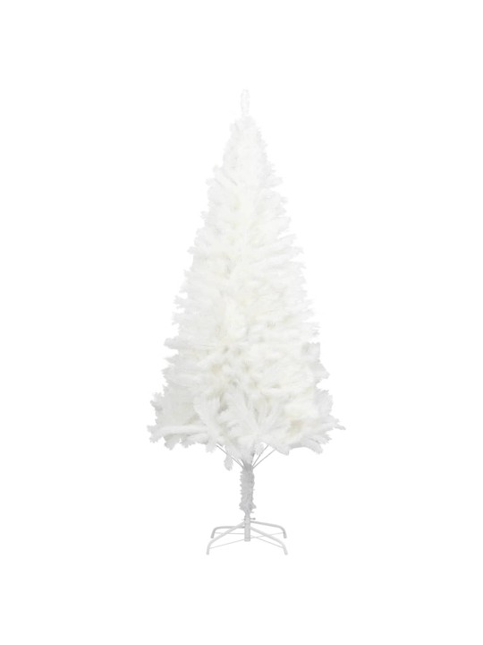Umělý vánoční stromek s realistickým jehličím bílý 120 cm