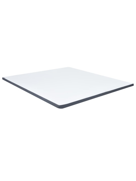 Postel boxspring tmavě šedá textil 180 x 200 cm