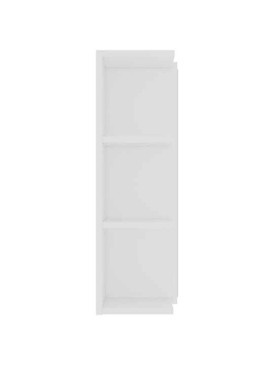 Koupelnová skříňka se zrcadlem bílá 80 x 20,5 x 64 cm kompozit