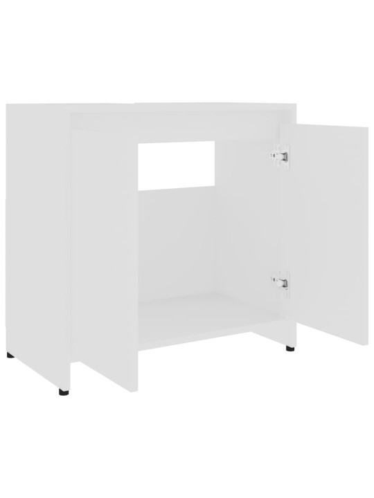 Koupelnová skříňka bílá 60 x 33 x 61 cm kompozitní dřevo