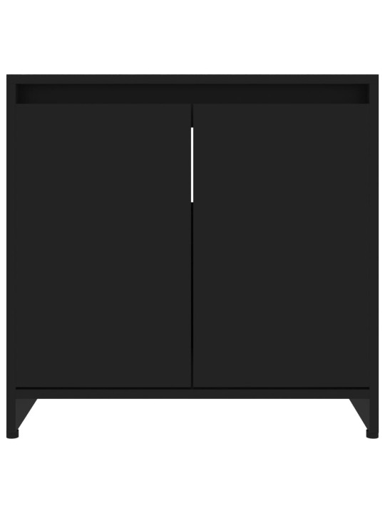 Koupelnová skříňka černá 60 x 33 x 61 cm kompozitní dřevo