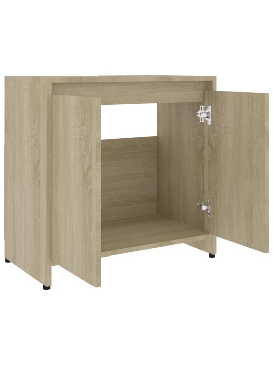 Koupelnová skříňka dub sonoma 60 x 33 x 61 cm kompozitní dřevo