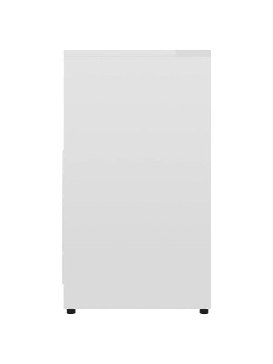 Koupelnová skříňka bílá lesklá 60 x 33 x 61 cm kompozitní dřevo