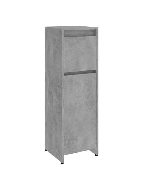 Koupelnová skříňka betonově šedá 30x30x95 cm kompozitní dřevo